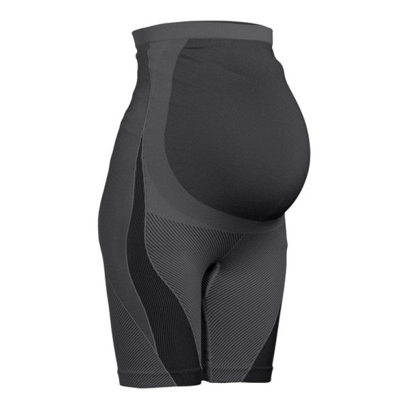 Women S-XL Maternity Shorts Black